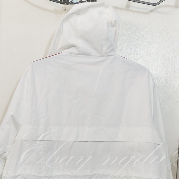 Tommy Hilfiger Ladies' Long Windbreaker‎ WHITE - Picture 7 of 8
